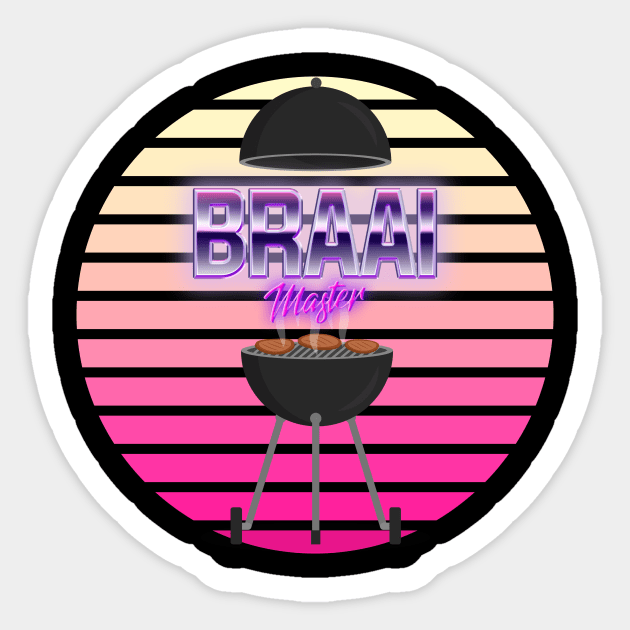 Braai Master Sticker by Arend Studios